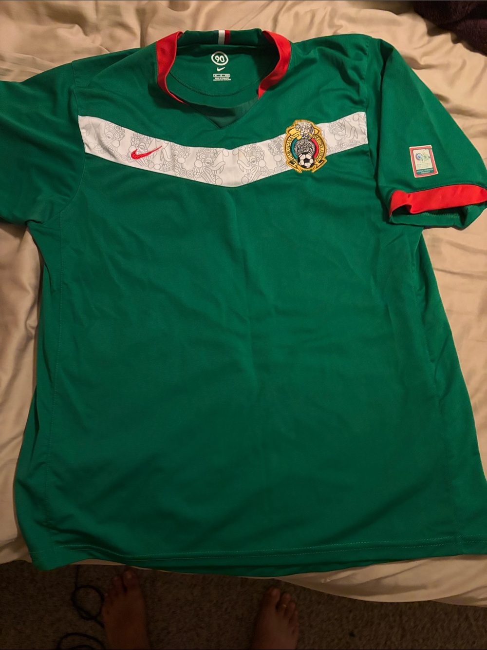 Nike MEXICO 2006 WORLD CUP HOME SHIRT size XL